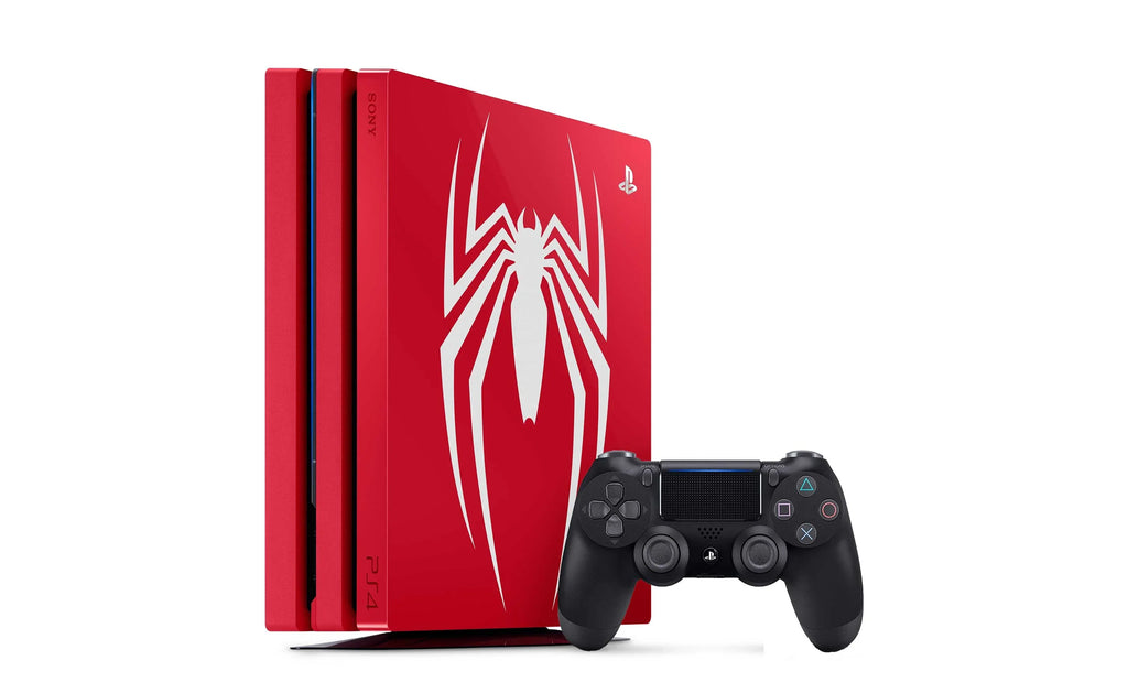 Pre-Owned Sony PlayStation 4 Pro 1TB Gaming Console Spider-Man Limited Edition With  Cable