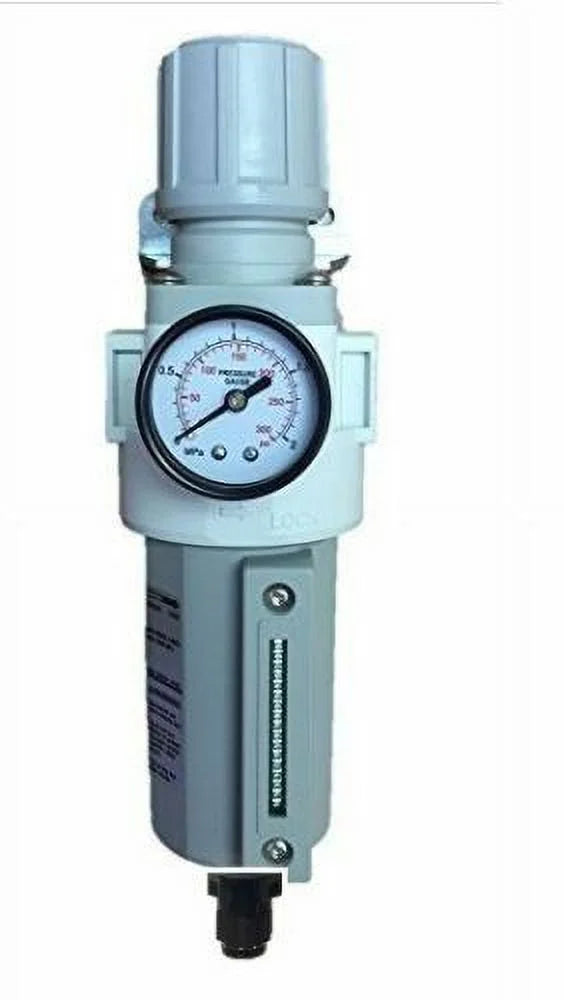 1/2"  Air Compressor Filter Pressure Relief Regulator Combo Auto Drain Gauge