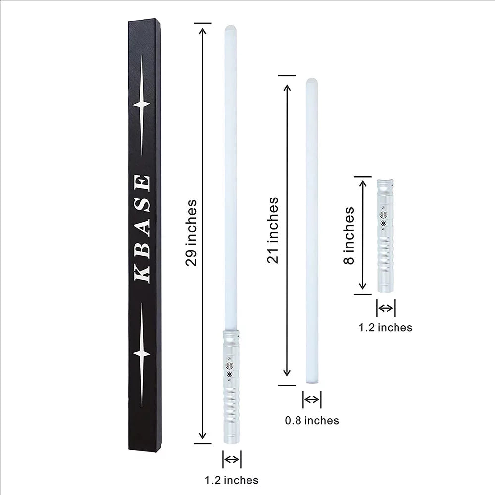 7 Colors Change   Lightsaber Toy with Metal Hilt Sound Fonts Gift for Kids