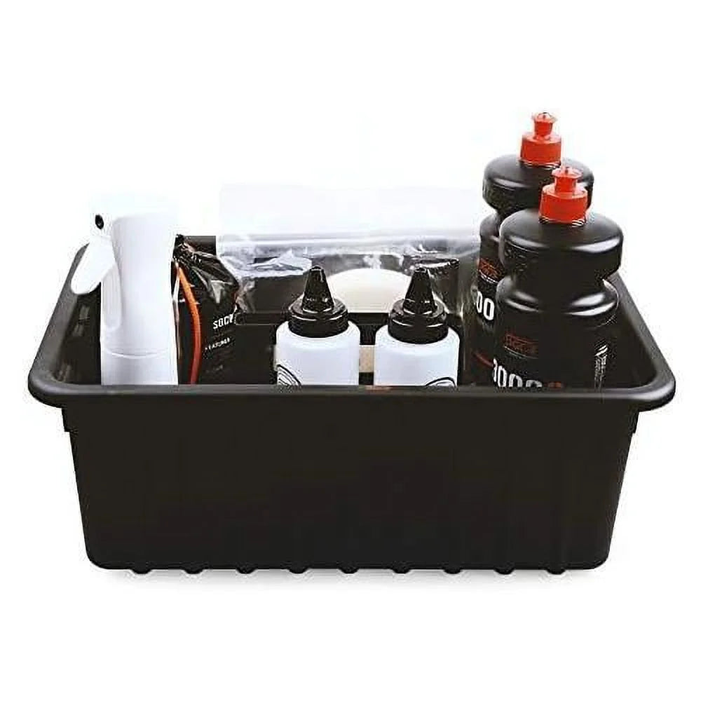 Deluxe Utility Cleaning Caddy Basket Organizer  Divided Plastic Shower Storage Caddy Tote Portable 6 Compartment Bucket Shower Janitorial Caddy Large Capacity For Shower Supplies / 6 Dividers