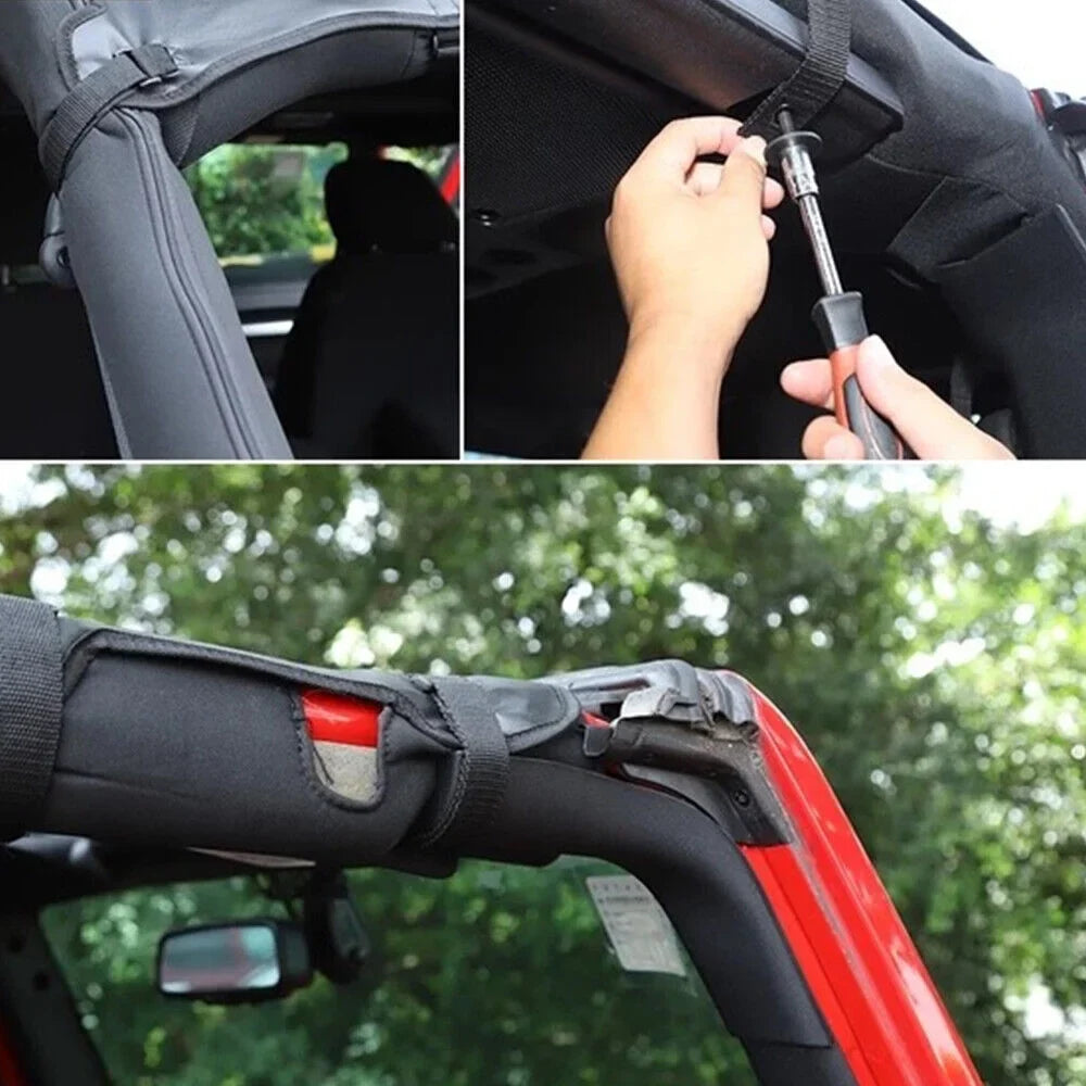 Stylish Leather Top Sunshade to Shield Your Jeep Wrangler   07-18  from the Sun - Quality Guaranteed