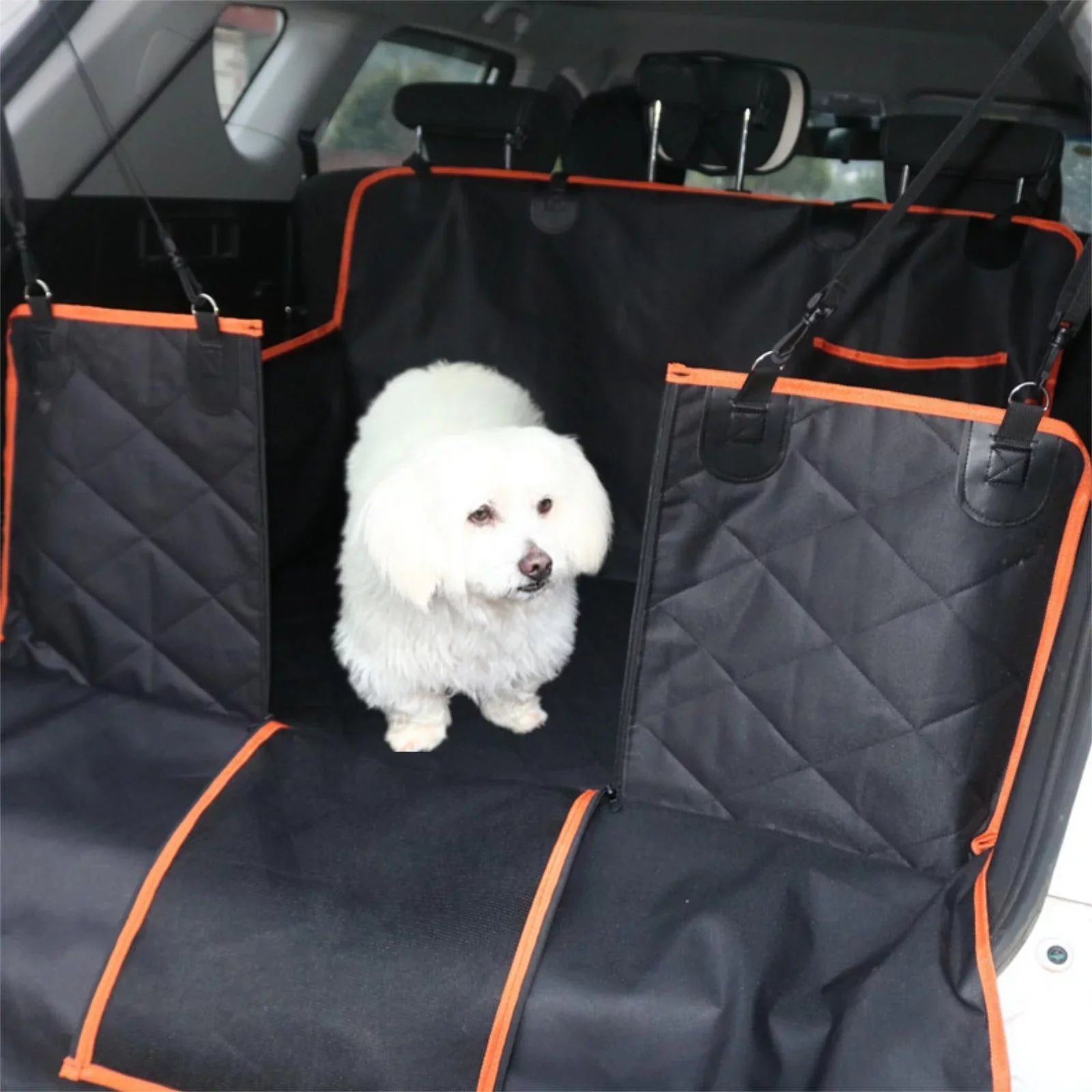 Holocky  Cargo Liner for Dogs Trunk Seat Cover for Pets Waterproof Car Trunk Protector Trunk Cover Mat for SUVs