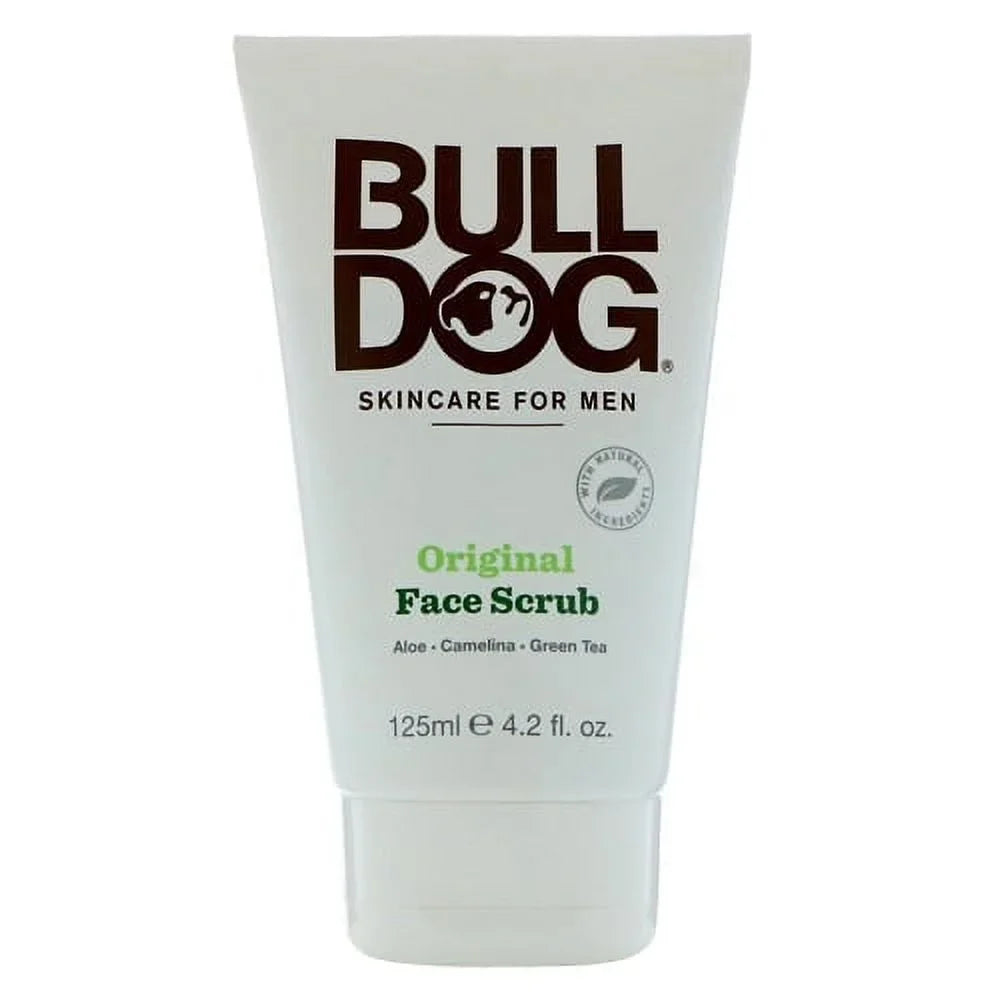 Bulldog Skincare For Men Original Face Scrub, 4.2 Oz, 3 Pack