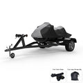 Weatherproof Jet Ski Cover For     155 130 2014-2016 -  / Black Color - All Weather - Trailerable - Protects from Rain, Sun,  Rays, And More! Includes Trailer Straps And Storage Bag