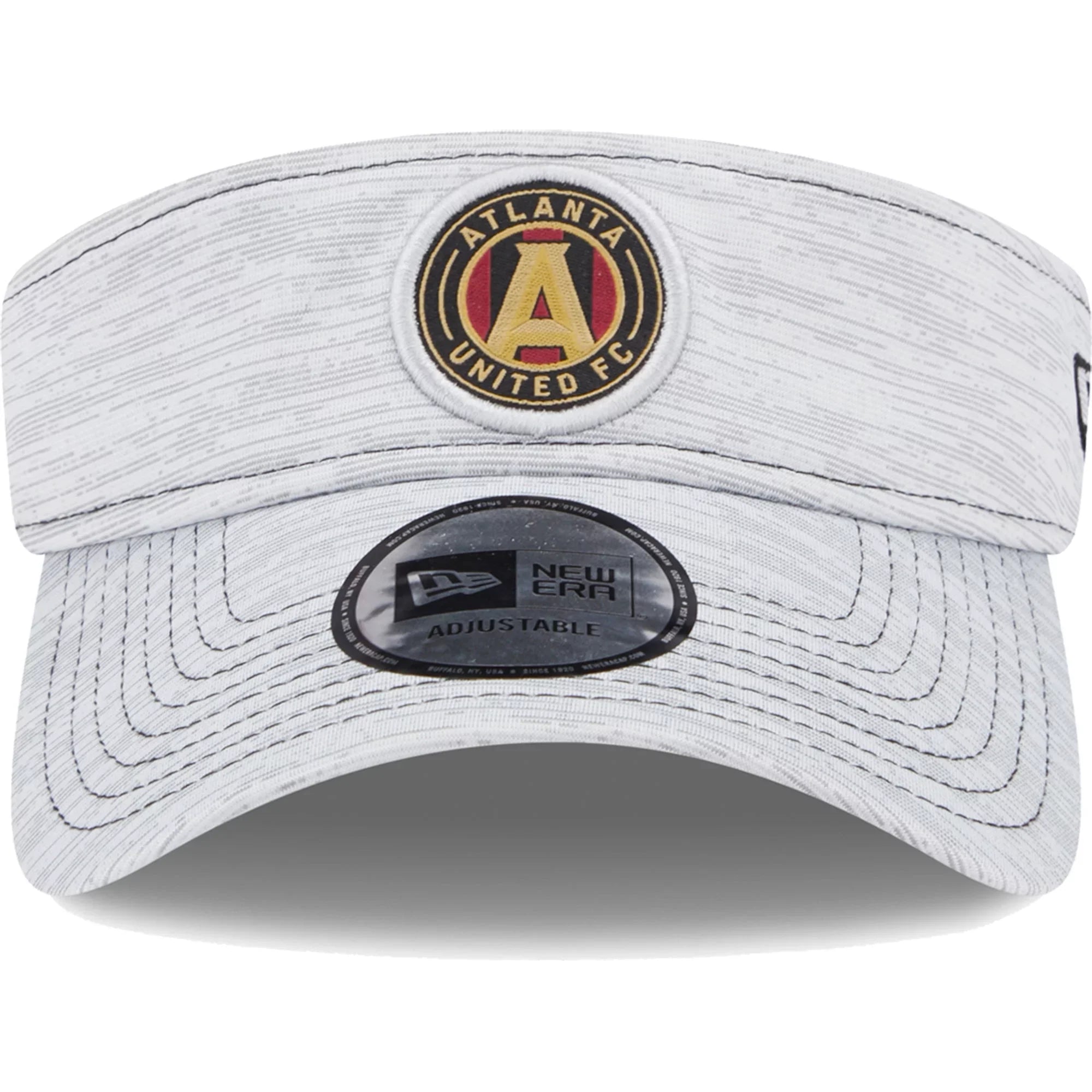 Men's New Era Gray Atlanta United  Adjustable Visor -