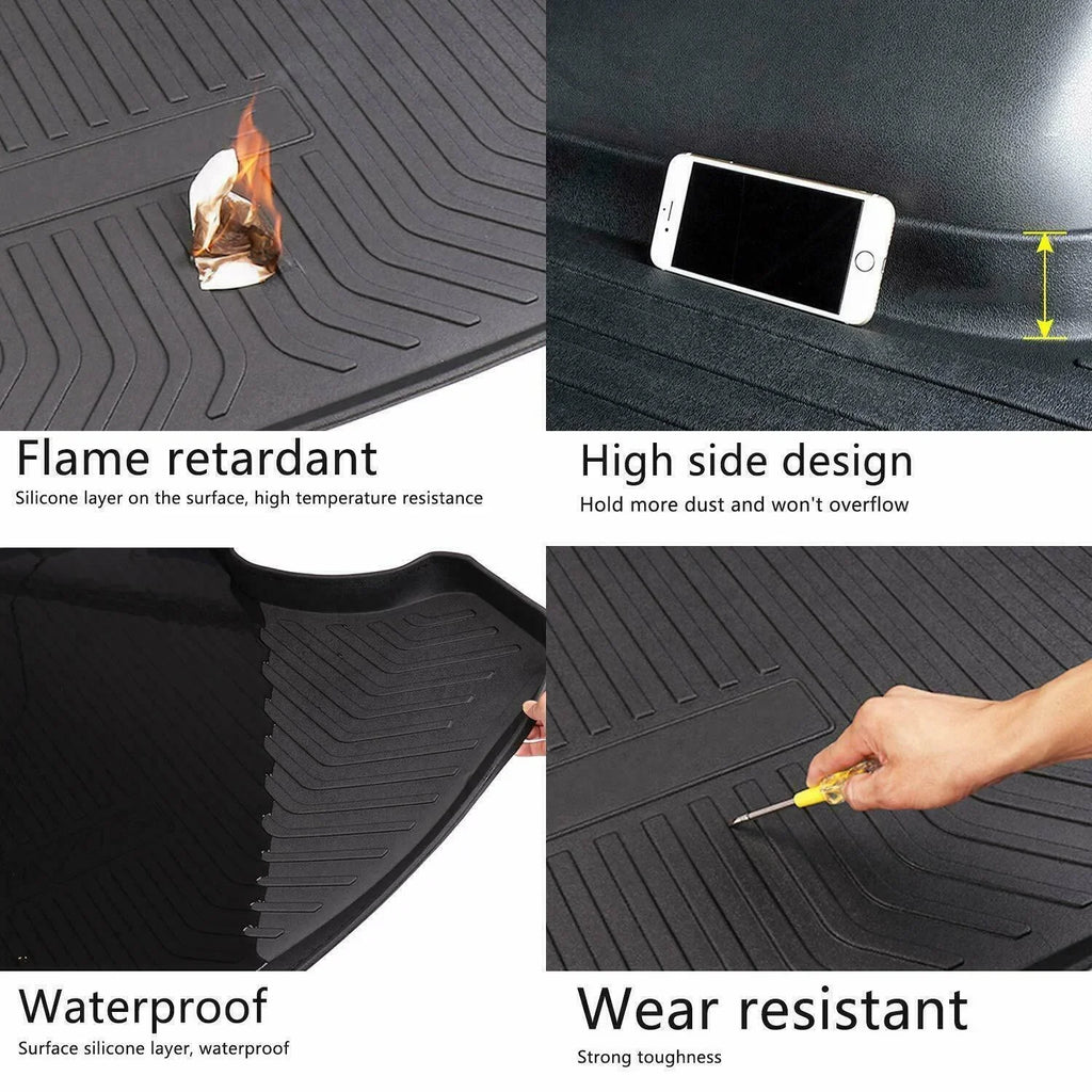 Easy to Clean for 2011-2021 Jeep Grand Cherokee  Rear Cargo Trunk Mats Liner