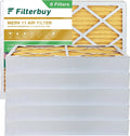Filterbuy 10x16x4  11 Pleated   Furnace Air Filters (6-Pack)