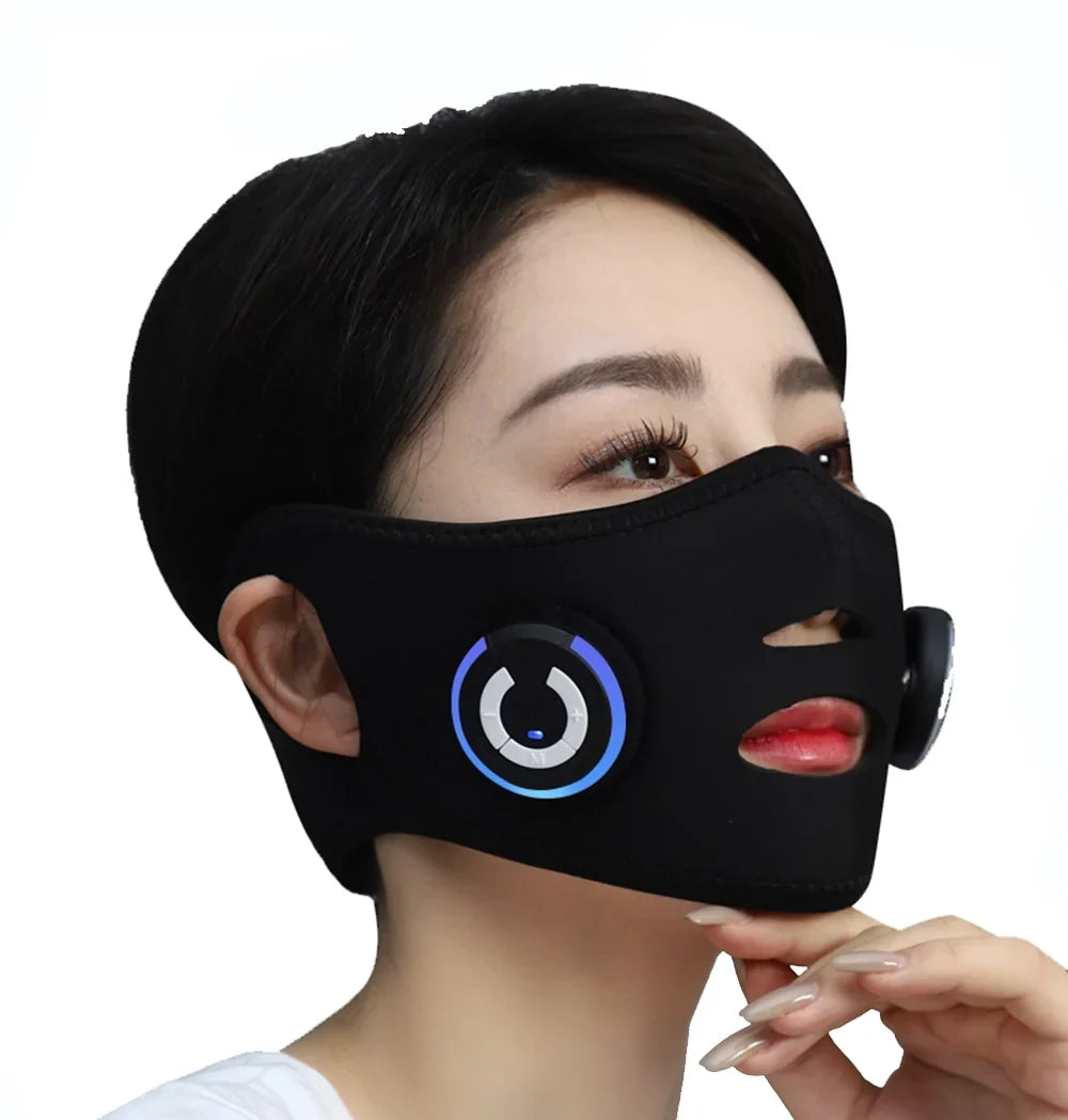 Micro-current Facial Device,  Face Mask, Electric Thin Face Massager, Facial Lifting Silicon Mask