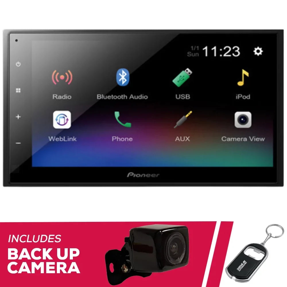 Restored   Pioneer -341EX 6.8" Digital Multimedia Receiver w/ Backup Camera (Refurbished)