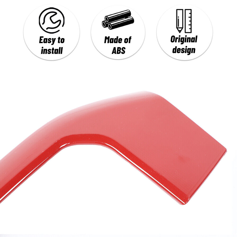 Teledu Red Center Console Storage Box Panel Trim Decor Frame