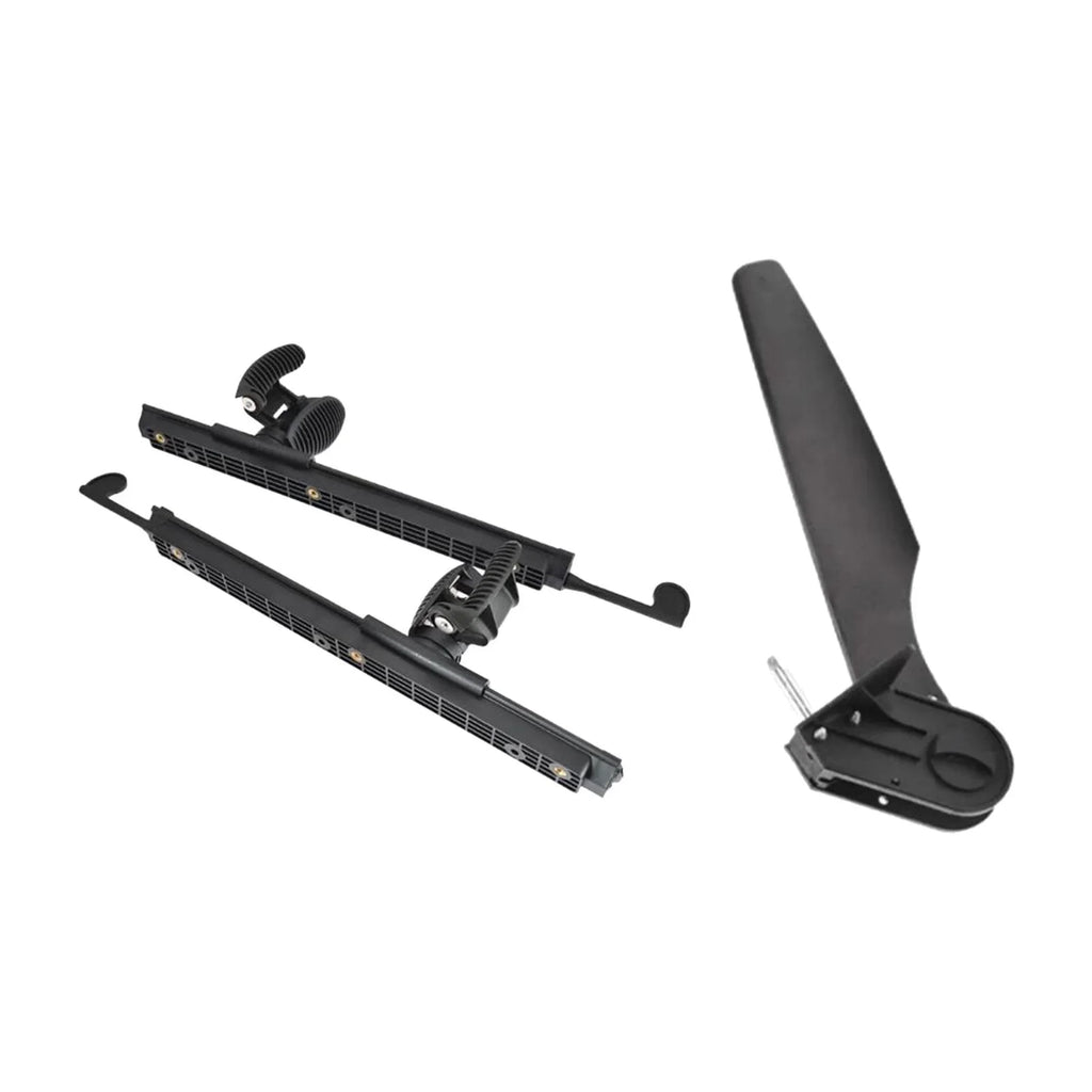 Kayak Rudder Kayak Foot Pegs Boat Tail Watercraft Rudder with Foot Brace Pedals for Fishing Boat Canoeing Marine Accessories