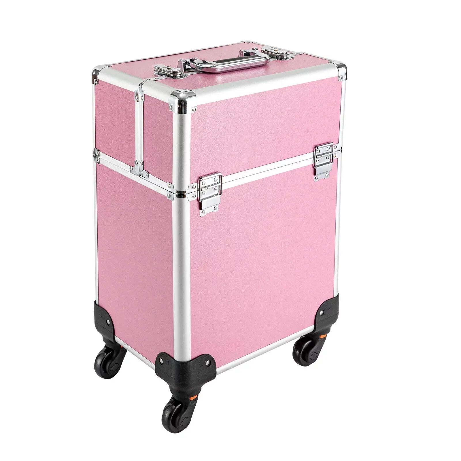 Professional Rolling Makeup Train Case Cosmetic Trolley Makeup Storage Organizer