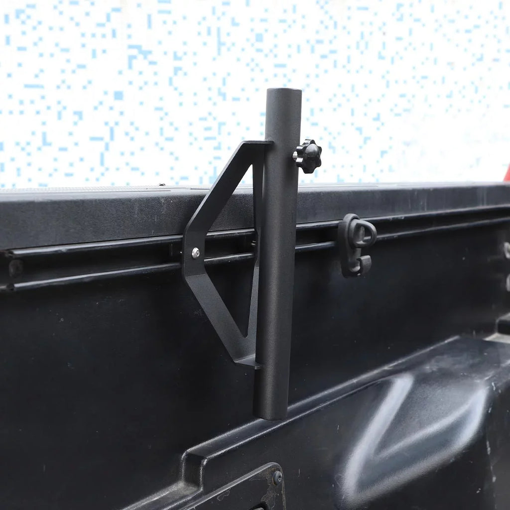 Truck Flag Pole Mount Holder Fit for 2005-2021 Toyota Tacoma/2007-2021 Tundra Bed Rail System
