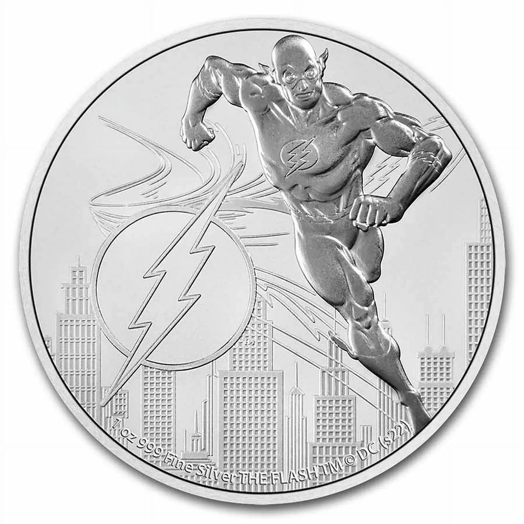 2022 Niue 1 oz Silver $2  Comics Justice League: The Flash