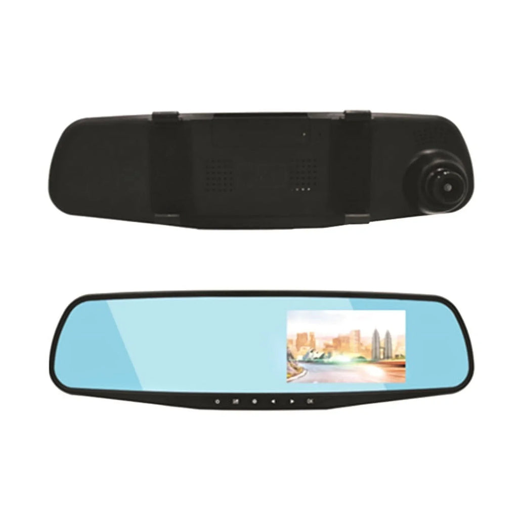 Hd 1080P 2.8" Lcd Display Screen Rear View Mirror Dash Cam Camera Video Recorder Night Vision Dvr