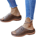 Sandals Women Fashion Floral Hollow-Out Orthopedic Flip Flops Arch Support Slippers Comfy Roman Open Toe Sandal