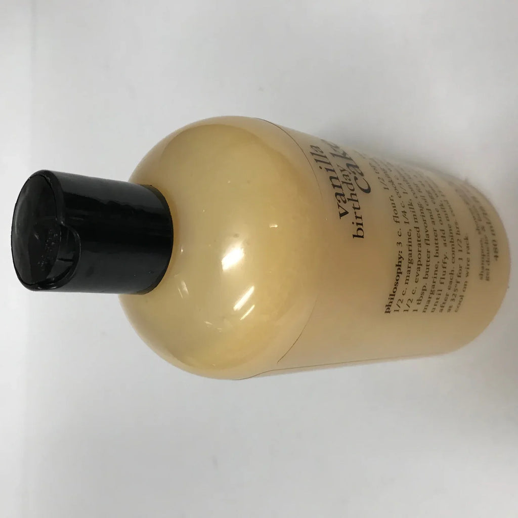 Philosophy Vanilla Birthday Cake 16.0 oz Shampoo, Shower Gel & Bubble Bath