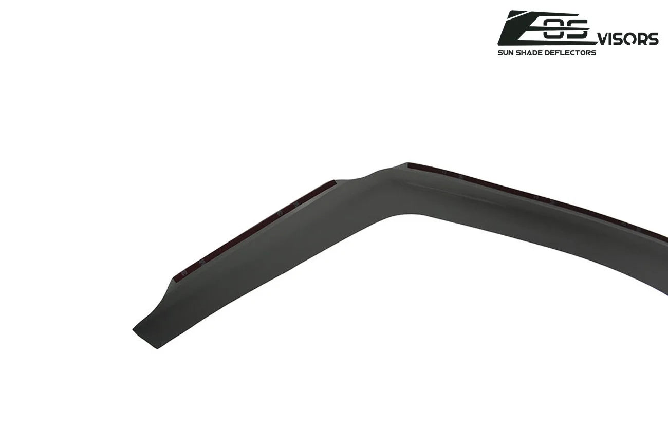 Extreme Online Store for 2009-2014 Ford -150 Crew Cab |  Visors in-Channel Style Smoke Tinted Side Vents Window Deflectors Rain Guards