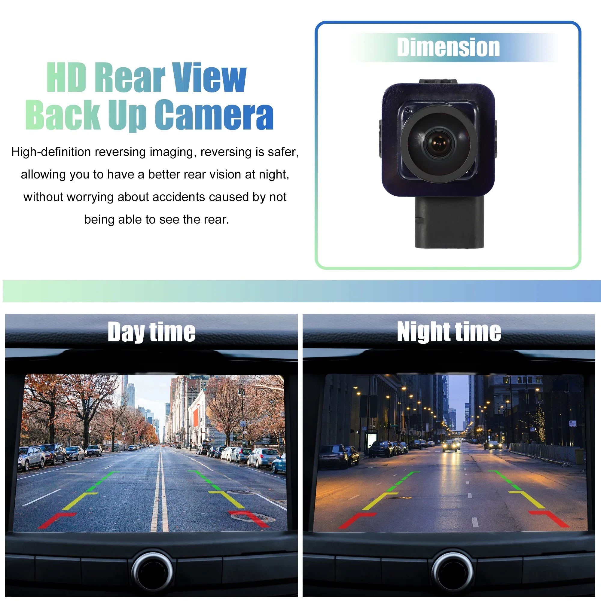 Unique Bargains -19G490- Car Rear View Backup Camera with Pry Bar for Ford Edge 11-14