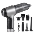 Tomfoto Handheld Car  Handheld Cordless Cleaner Portable  Air Duster & Hand Pump With 19000Pa Strong Suction   for Pet Hair Dust Gravel Cleaning Home Office