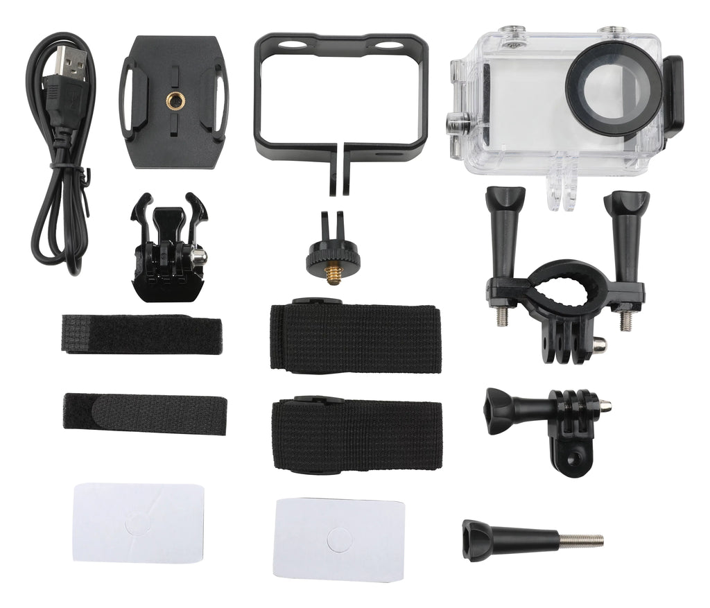 Vivitar  4k Dual-Screen Action Cam, 16MP  Waterproof Digital Video Camera with Built in Gimbal