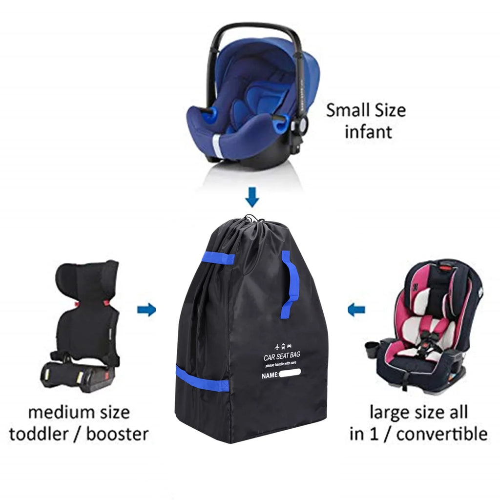 Car Seat Bag Backpack for Air Travel Universal Infant Carseat Storage Bag for Airplane Gate Check Large Durable Carseat Travel bag with Shoulder Straps