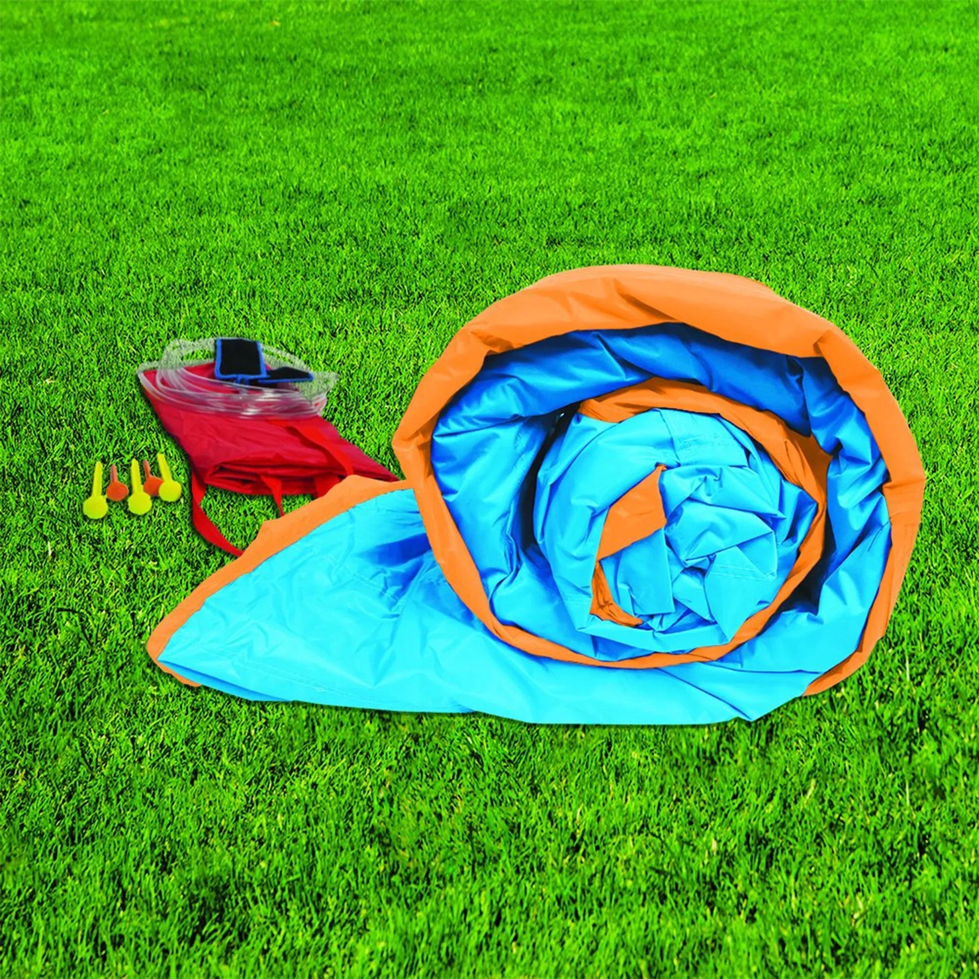 Banzai Surf Rider Kids Inflatable Outdoor Lagoon Water Slide Splash Park