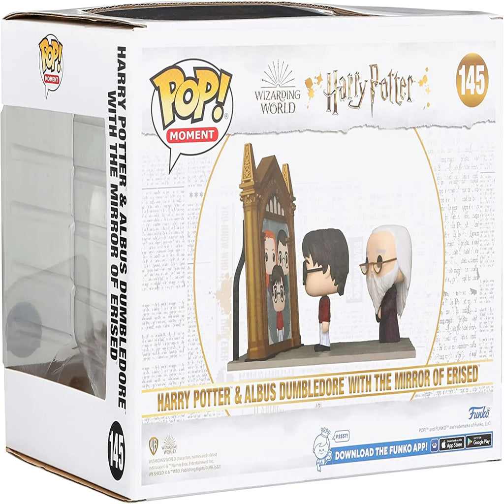 Funko: ! Movie Moment Harry Potter and Albus Dumbledore with The Mirror Erised, Grow Your Wizarding World Collection Today, Vinyl Collectible, Exclusive Item!