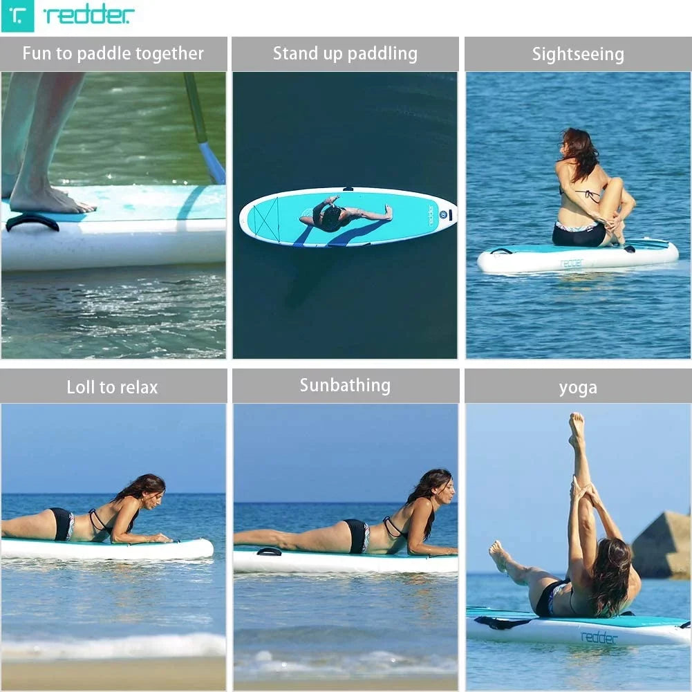 Zen Inflatable Stand Up Paddle Boards with Premium  Paddle Board Accessories, Wide Stable Design, Non-Slip Comfort Deck