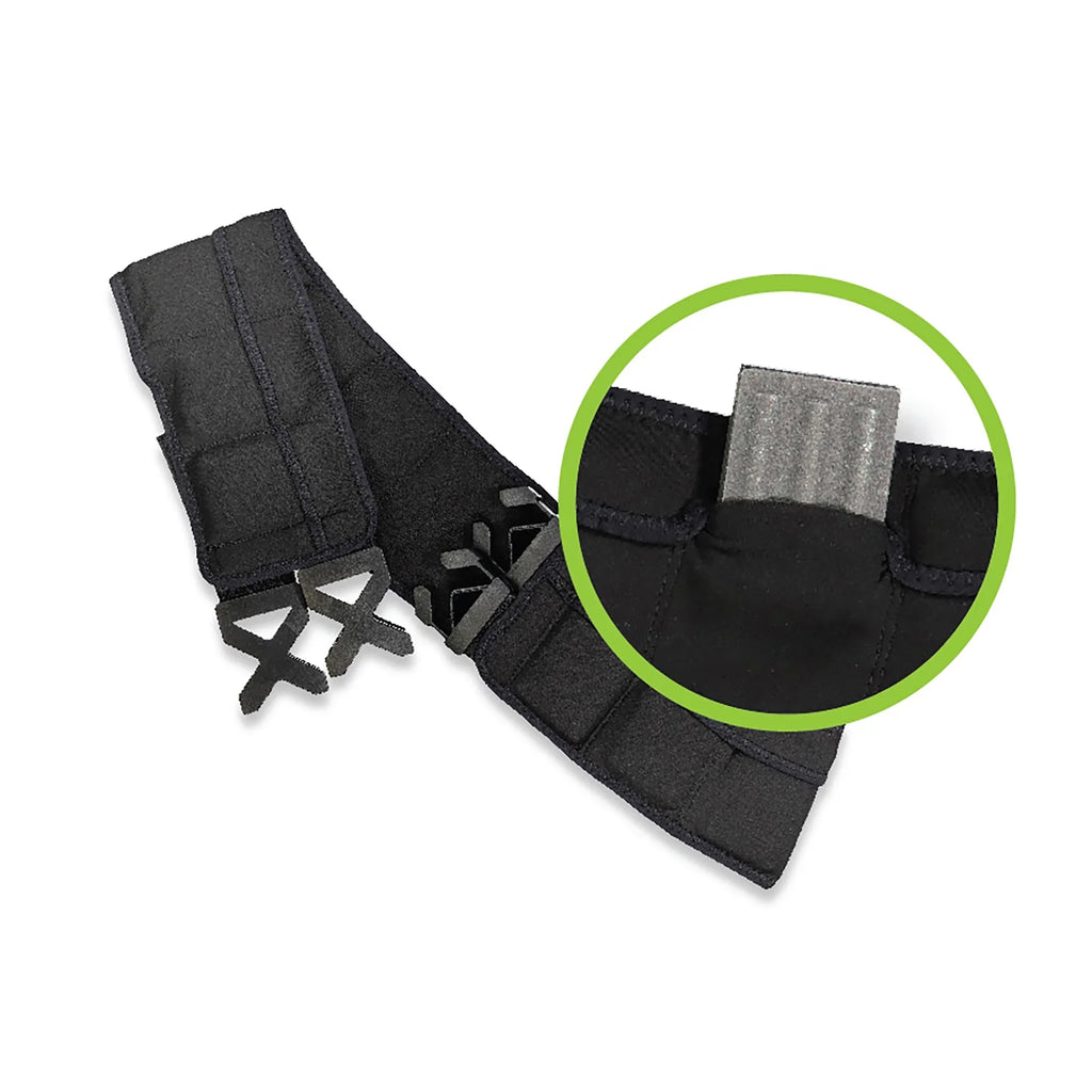 Power Wearhouse 'Voted Most Comfortable' Power Fitness Unisex Weighted Belt, 5lbs variable weight with New! Cooling Technology.
