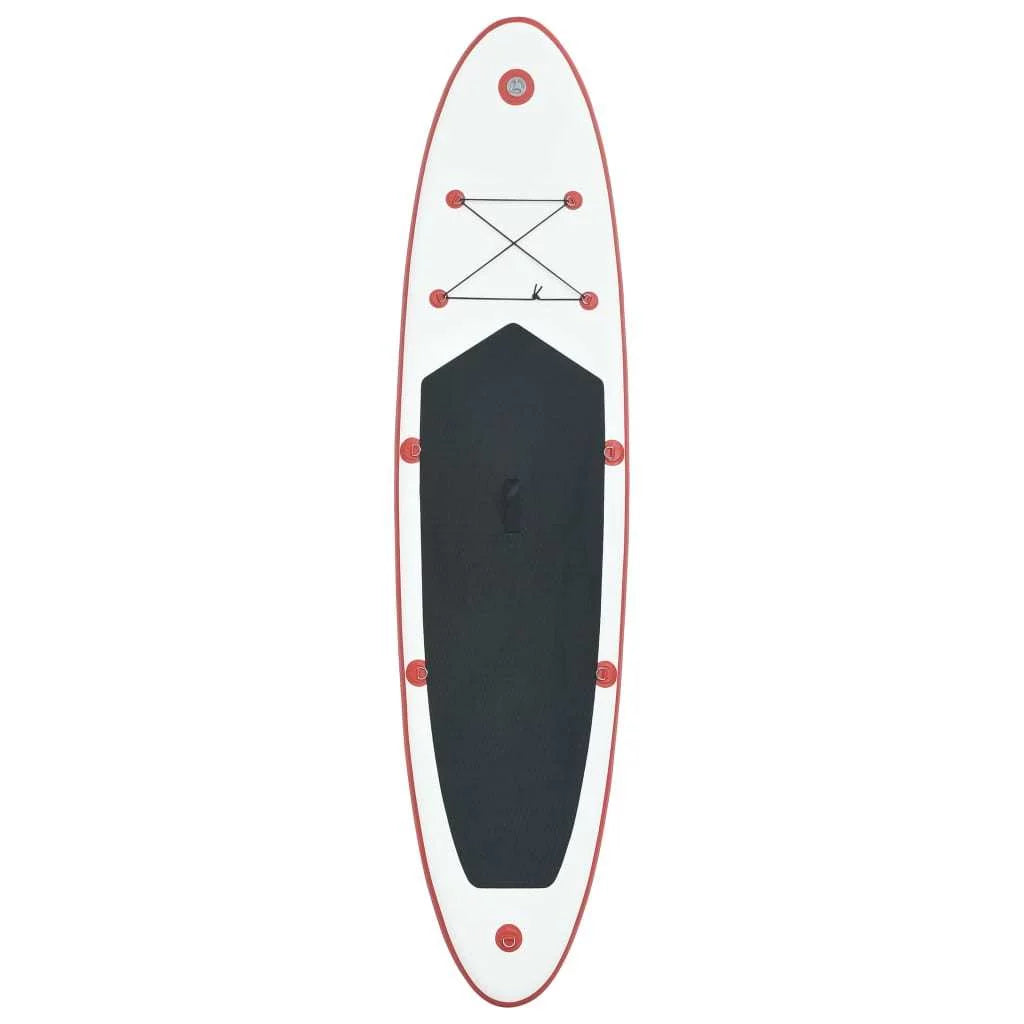 Stand Up Paddle Board Set - An Inflatable Surfboard in Striking Red and White
