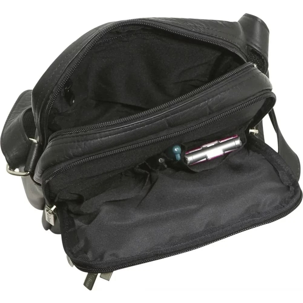 Le Donne Leather Multi Pocket Mens Bag -082
