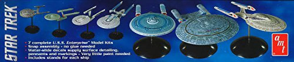 1/2500 Star Trek  Enterprise Box Set Snap  Plastic Models Space