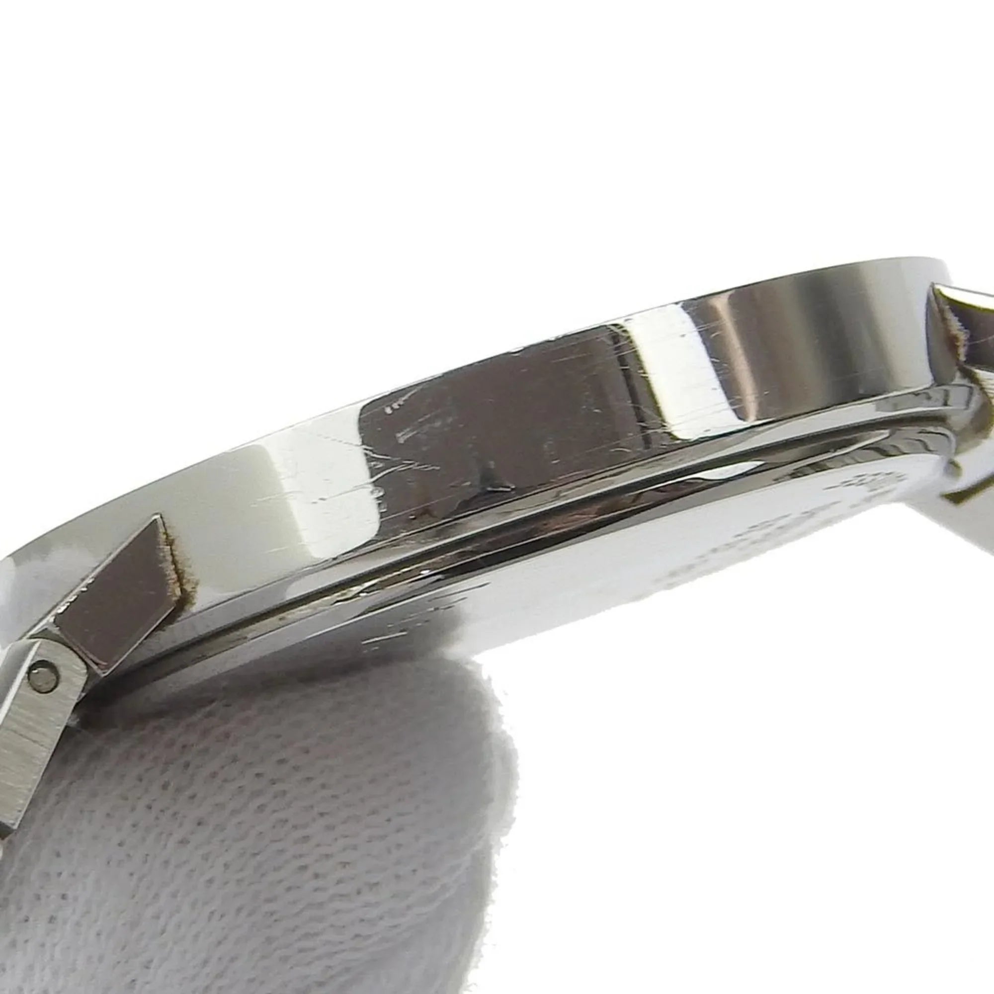 Pre-Owned Bvlgari  Watch  Stainless Steel Quartz Analog Display Black Dial Bulgari Men's  (Fair)