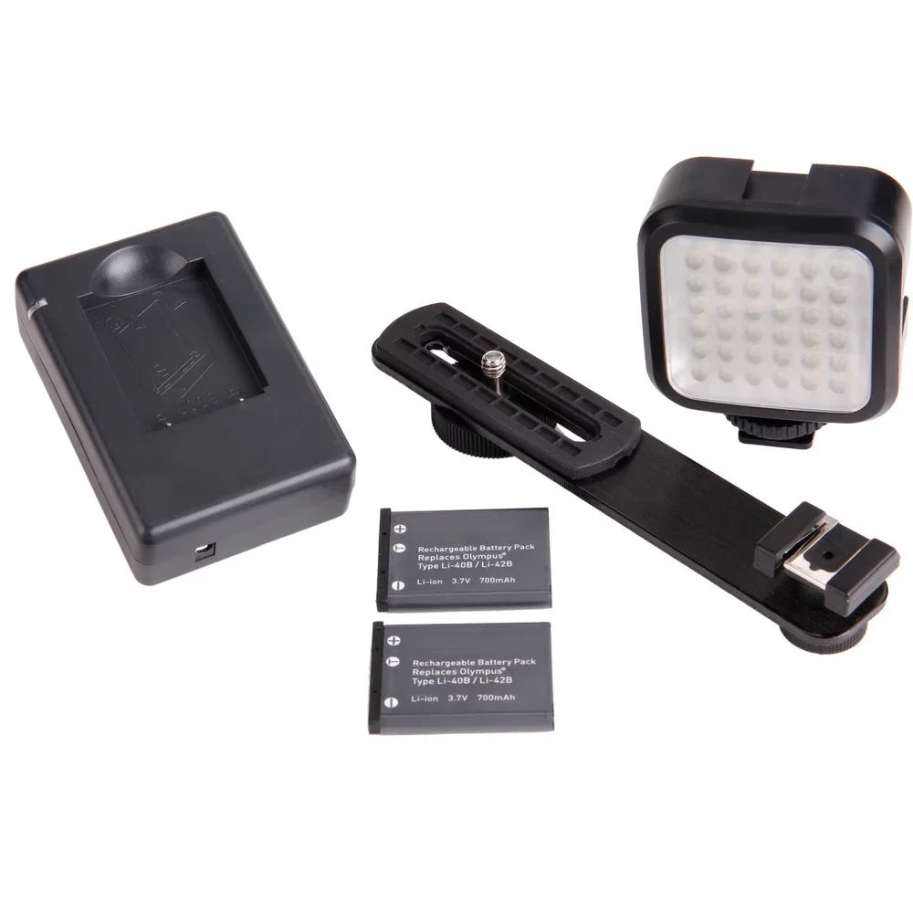 Kodak   Digital Camera (Black) + Extra Battery + 1 Yr Warranty - 16GB Kit