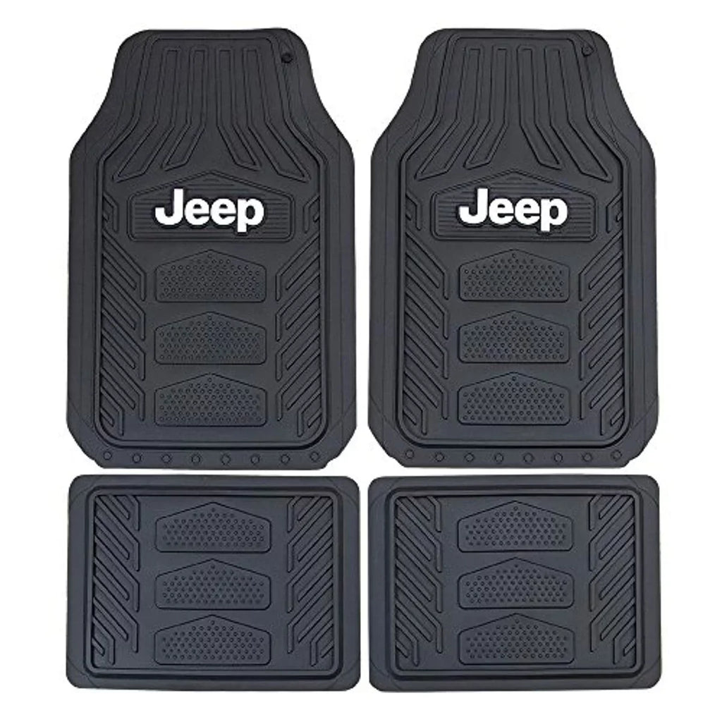 Plasticolor -001668R01 Jeep Rubber Floor Mat, Black