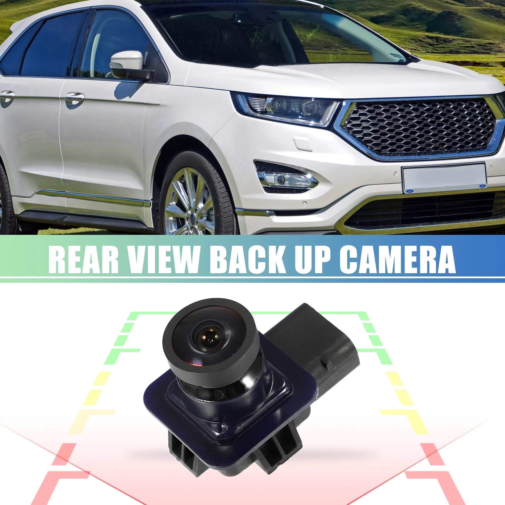 Unique Bargains -19G490- Car Rear View Backup Camera with Pry Bar for Ford Edge 11-14