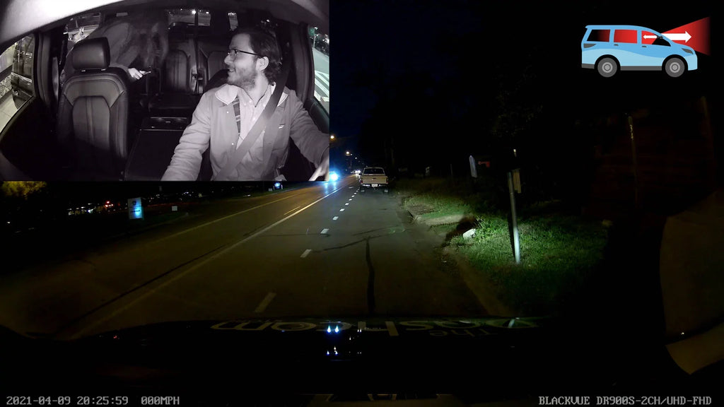 BlackVue -2CH- Front + Infrared Interior Dash Cam With 128GB Card | Cloud-Ready 1080p 60FPS  & WiFi
