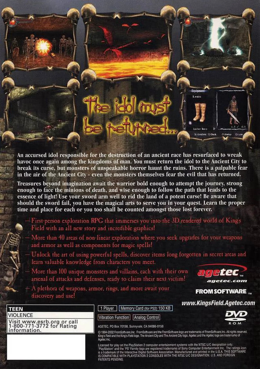 King's Field: The Ancient City - PlayStation 2