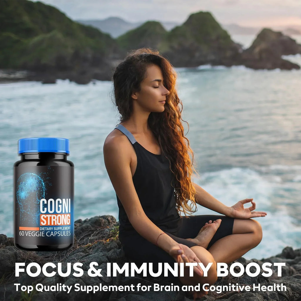 (5 Pack) Cognistrong - Brain Boost Supplement - Dietary Supplement for Focus, Memory, Clarity, Cognitive - Advanced Nootropic Support Formula for Maximum Strength - 300 Capsules