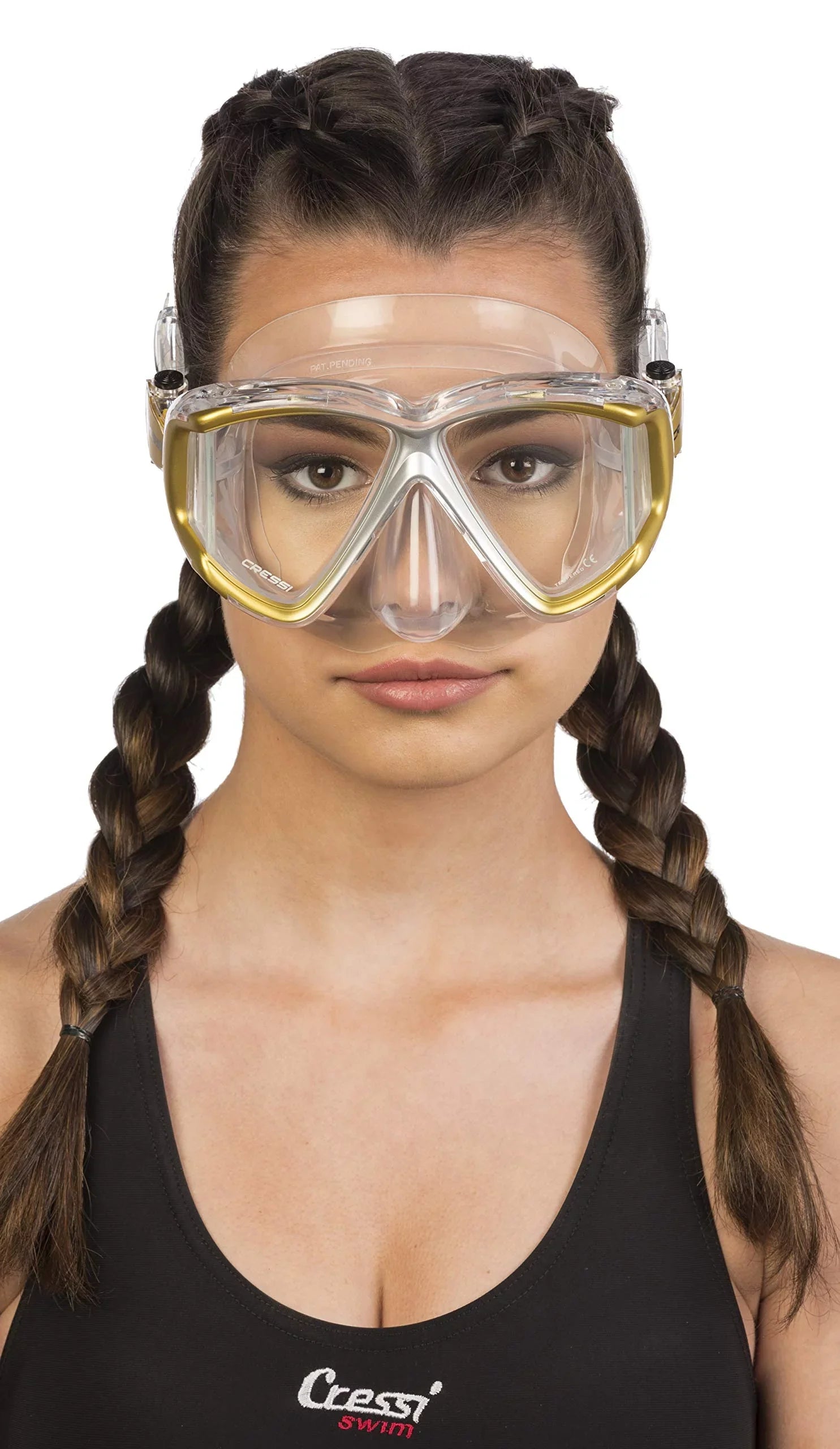 Cressi Liberty Quattro  (clear-blue/silver) (Clear/Sapphire/Silver, Liberty Quattro)
