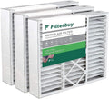 Filterbuy 20x20x5  8 Pleated   Furnace Air Filters for Honeywell  and Lennox  (3-Pack)
