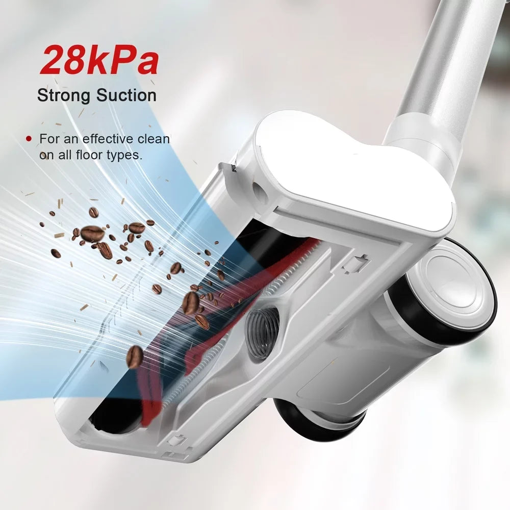 Wnkim Cordless Vacuum Cleaner, 28kPa Power Suction Lightweight Stick Vacuum with Smart  Display, Up to 50 Runtime, 8 in 1 Handheld Vacuum for Pet Hair Hard Floor Carpet Home,