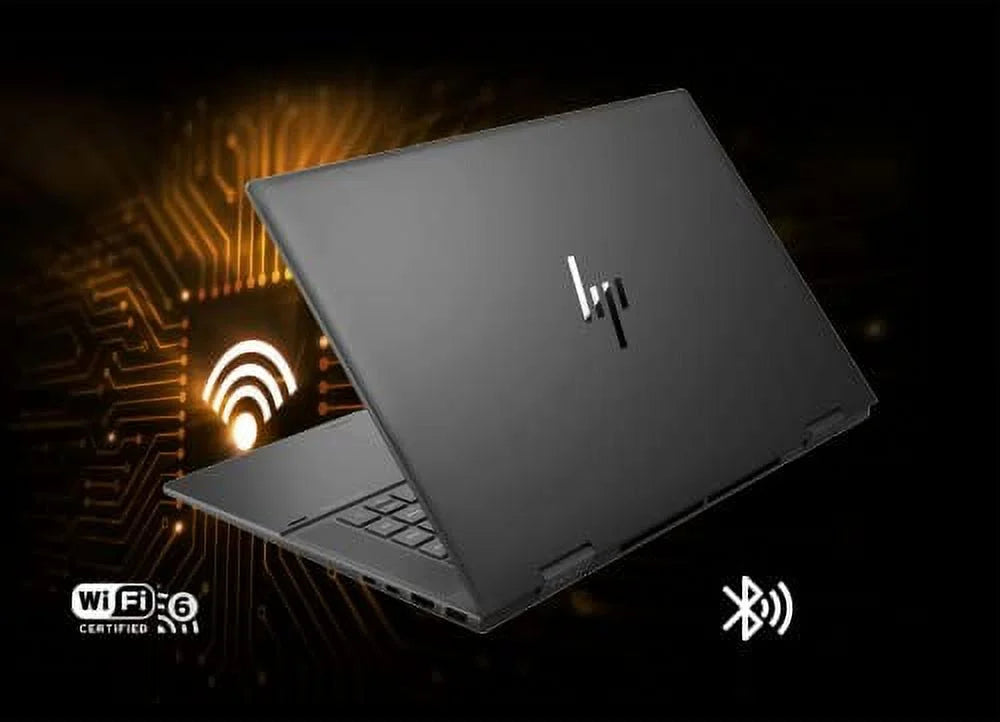 2022 Envy x360 2-in-1 15.6" Touchscreen Laptop,  Ryzen 7 5825U, 64GB , 2TB PCIe ,  Radeon Graphics, True Vision 5MP  Camera, Backlit Keyboard, Win 11, Black, 32GB  Card