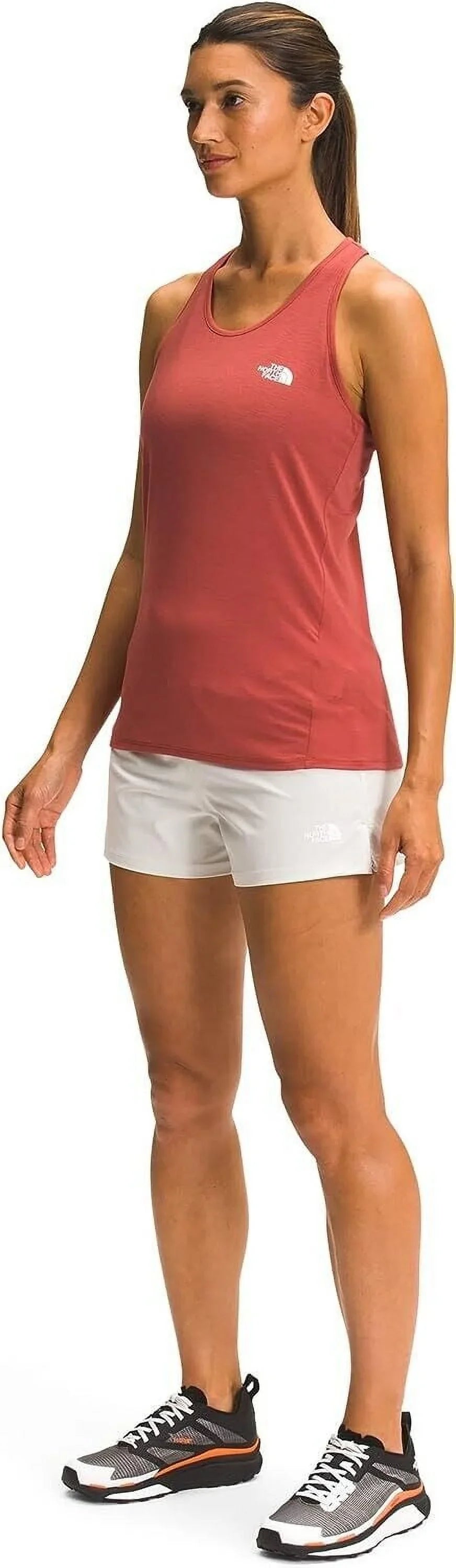 Women's Wander Performance Tank, Tandoori Spice Red Size