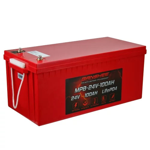 24V 100AH LiFePO4 Energy Storage | 5-Year Warranty | High-Performance Battery for Solar and Off-Grid Systems