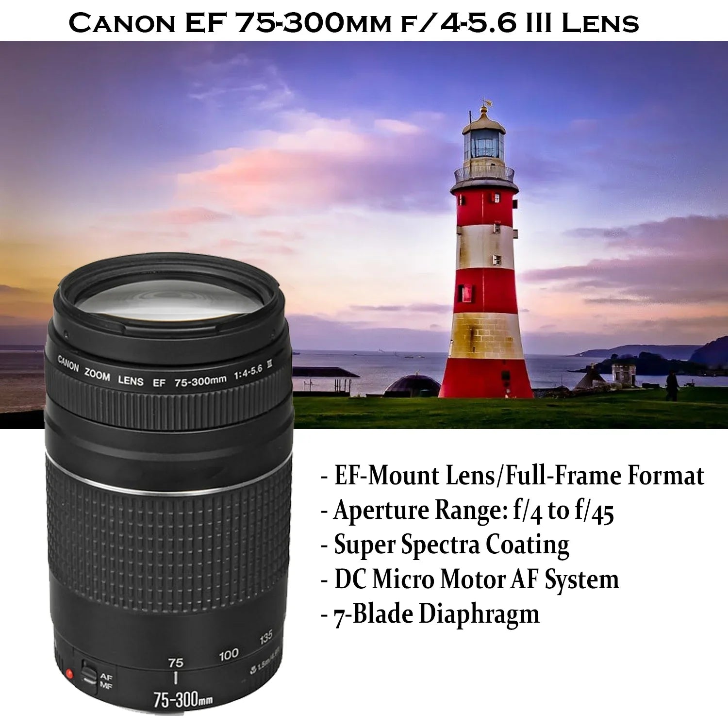 Canon   Full Frame Mirrorless Camera with  24-105mm  & 75-300mm  + 420-800mm  Lenses, Accessories: 2X 64GB Memory Cards,  Video Light, Microphone, Extra Battery, Case & More