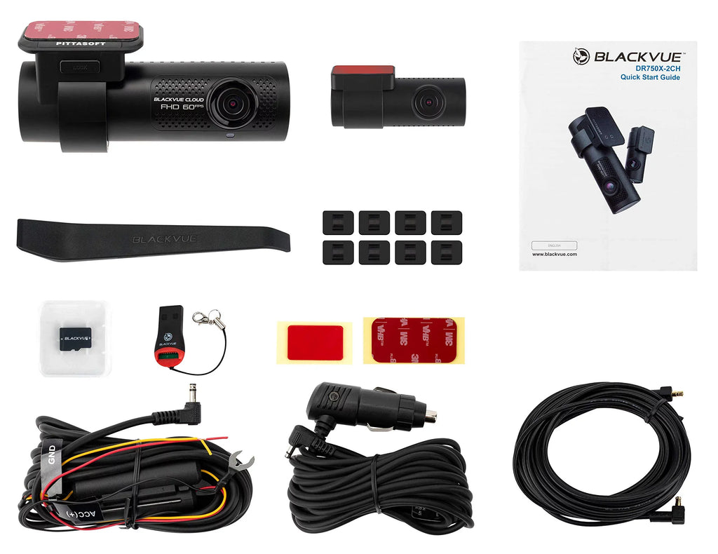 BlackVue -2CH Plus 64GB | Dual Full  Cloud Dashcam | Back-Illuminated  Image Sensor | Built-in Wi-Fi, , Parking Mode Voltage Monitor |  via Optional  Module