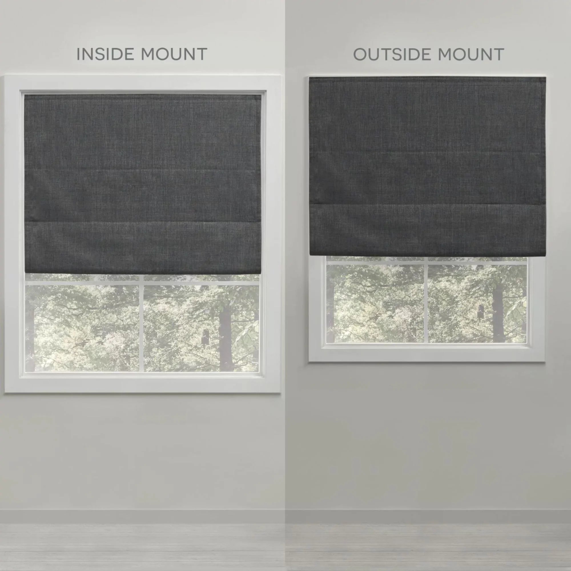 Exclusive Home Ricardo Total Blackout Roman Shade, 31"x64", Natural