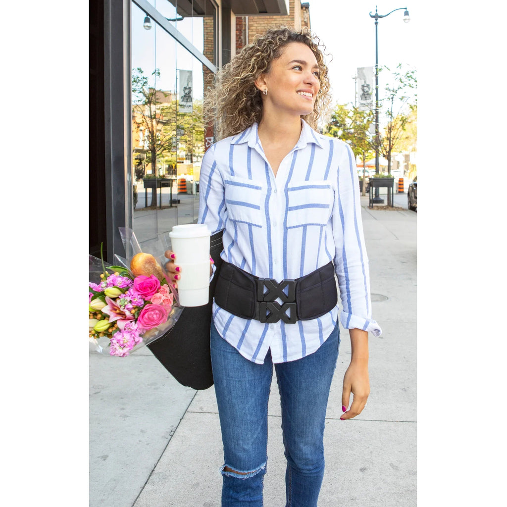 Power Wearhouse 'Voted Most Comfortable' Power Fitness Unisex Weighted Belt, 5lbs variable weight with New! Cooling Technology.